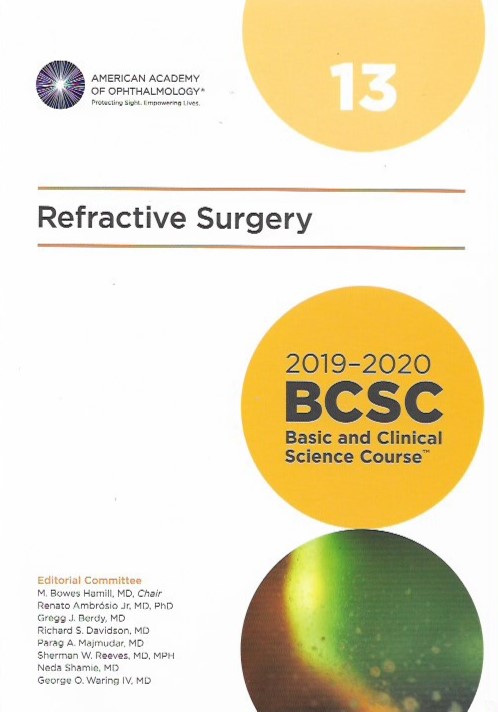 Refractive surgery BCSC 2019-2020 13