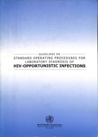 guidlines on standard operating procedures for laboratory diagnosis of hiv opportunistic infections