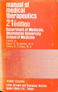 Manual of medical therapeutics 21 st edition departement of medicine washington university school of medicine