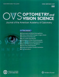 ovs optometry and vision science, journal of the american academy of optometry 2019-2020