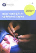 Basic techniques of ophthalmic surgery THIRD EDITION