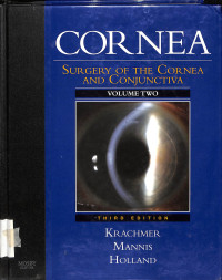 cornea surgery of the cornea and conjunctiva, volume 2