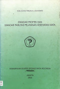 standar profesi dan standar fasilitas pelayanan kesehatan mata