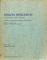 vision research, a national plan : 1978-1982