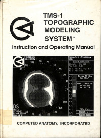 TMS-1 Topographic modeling system, instruction and operating manual