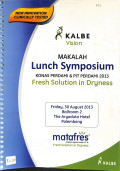 makalah lunch symposium konas perdami & pit perdami 2013 fresh solution in dryness