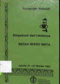 kumpulan makalah simposium dan lokakarya bedah mikro mata