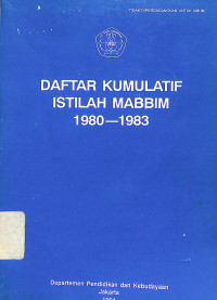 daftar kumulatif istilah mabbim 1980-1983