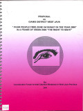 proposal on ciamis district west java, poor people freeze zone cataract in the year 2005 in aframe of vision 2020 the right to sight