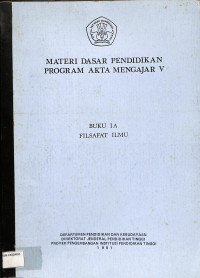 materi dasar pendidikan program akta mengjar 5