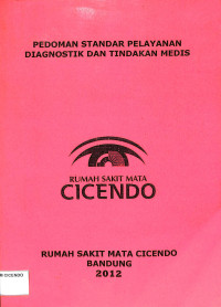 pedoman standar pelayanan diagnostik dan tindakan medis