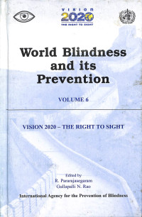 world blindness and its prevention, volume 6