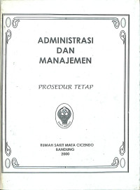 Administrasi dan manajemen prosedur tetap