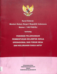 pedoman umum penglolaan posyandu kementrian kesehatan RI tahun 2011