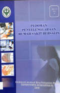 pedoman penyelenggaraan rumah sakit bersalin