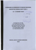 launching & workshop standar nasional akreditasi rumah sakit edisi 1 13 - 14 maret 2018