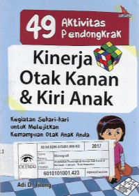 49 aktivitas pendongkrak kinerja otak kanan dan kiri anak, kegiatan sehari-hari untuk melejitkan kemampuan otak anak anda